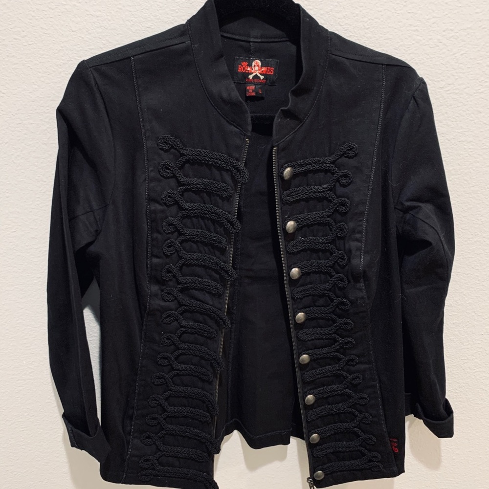 Royal Bones “marching band” black jacket - size LG